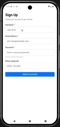 Sign Up Form